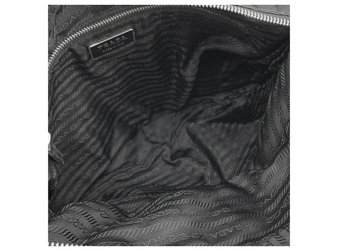 Prada Borsa a tracolla in nylon con logo triangolare - vista 8