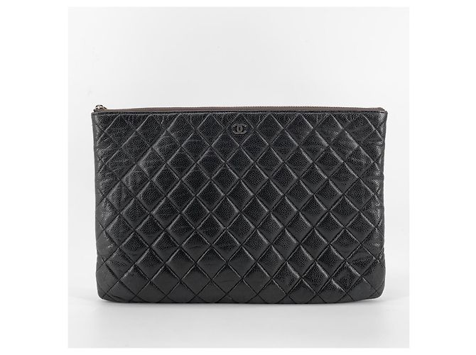 Chanel Clutch Classic Caviar Large - vista 2