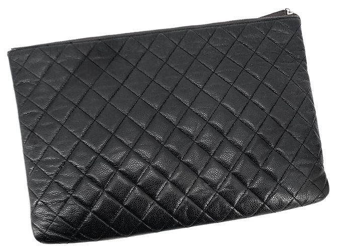 Chanel Clutch Classic Caviar Large - vista 4