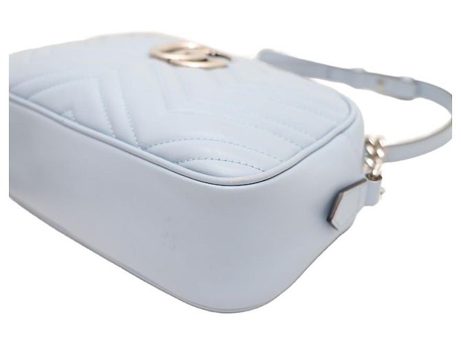 Gucci Borsa a tracolla GG Marmont Matelassé Small con catena - vista 15