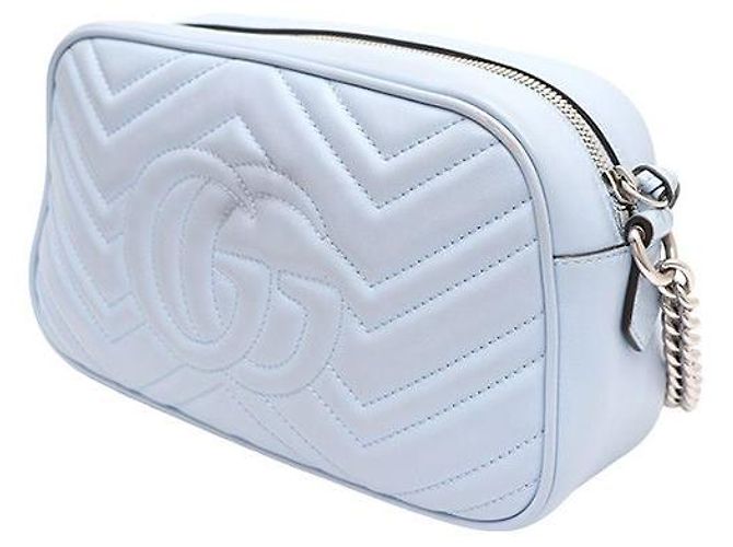 Gucci Borsa a tracolla GG Marmont Matelassé Small con catena - vista 4