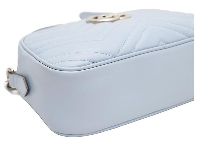 Gucci Borsa a tracolla GG Marmont Matelassé Small con catena - vista 5