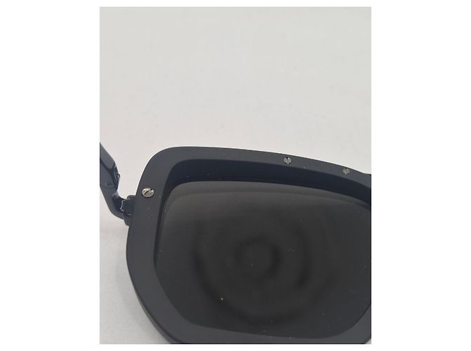 Louis Vuitton Flight Metal Square Sunglasses Deep Black - view 18