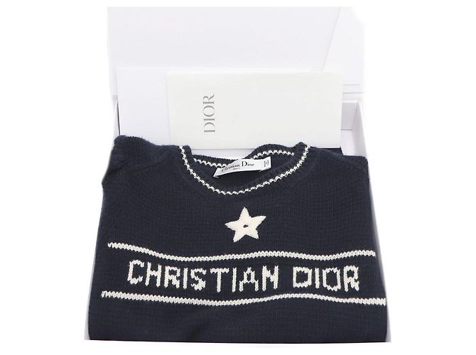 Dior Camisola de manga curta para mulher em lã e cashmere - vista 10