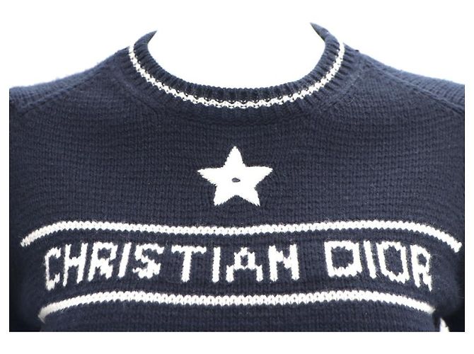 Dior Camisola de manga curta para mulher em lã e cashmere - vista 12