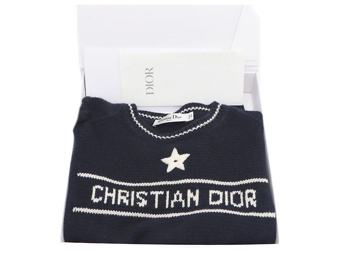 Dior Camisola de manga curta para mulher em lã e cashmere - vista 20