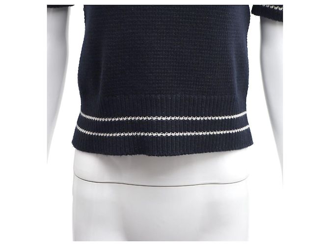 Dior Camisola de manga curta para mulher em lã e cashmere - vista 5