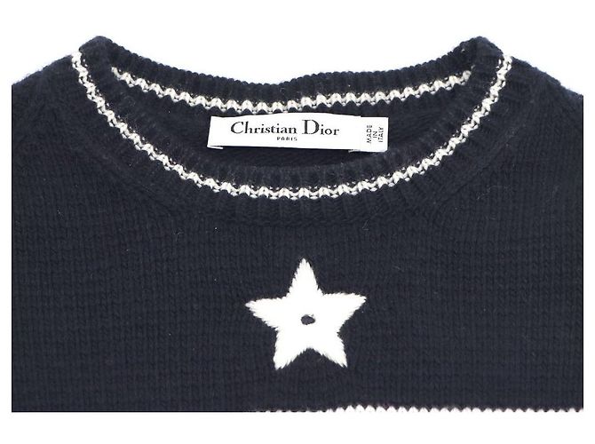 Dior Camisola de manga curta para mulher em lã e cashmere - vista 8
