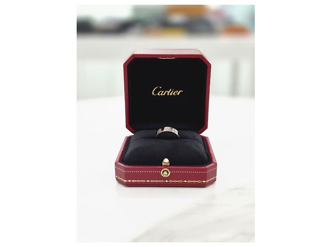 Cartier Anello classico in oro bianco - vista 10
