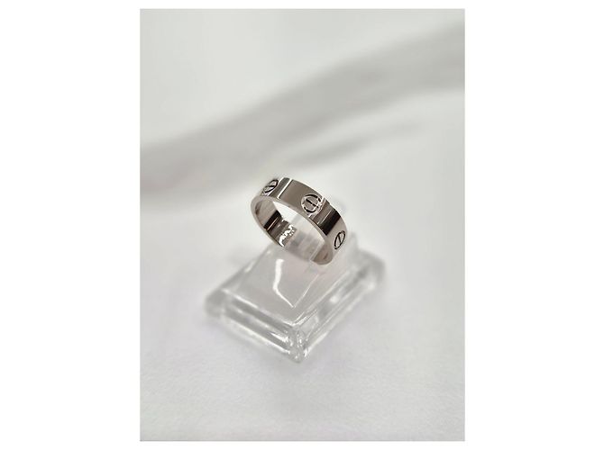 Cartier Anello classico in oro bianco - vista 13