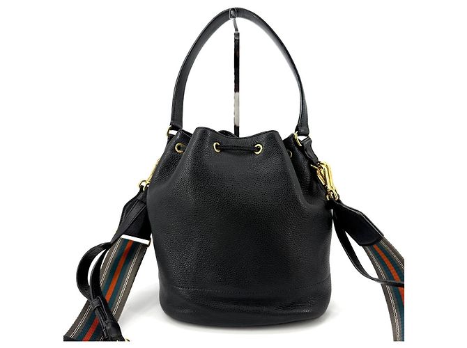 Prada Borsa bucket in Vitello Daino - vista 4