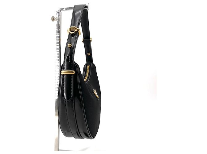 Prada Borsa Hobo Arche Small in pelle spazzolata Borsa a tracolla - vista 5