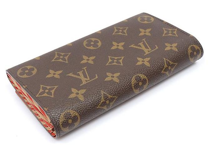Louis Vuitton Sarah Wallet Long Wallet Monogram Canvas Trunk Lock - Ansicht 4