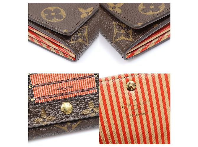 Louis Vuitton Sarah Wallet Long Wallet Monogram Canvas Trunk Lock - Ansicht 7