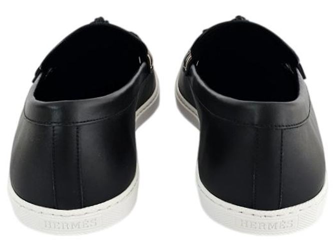Hermès Mocassini Ignacio da uomo Noir - vista 11