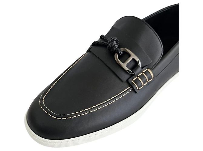 Hermès Mocassini Ignacio da uomo Noir - vista 12