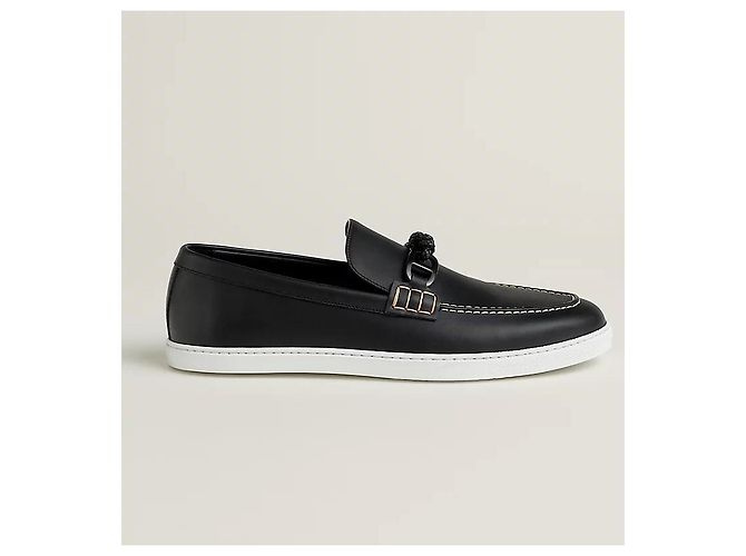 Hermès Mocassini Ignacio da uomo Noir - vista 4