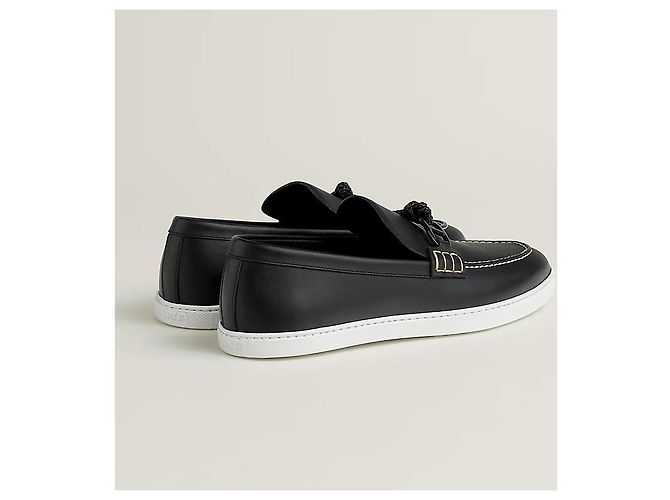 Hermès Mocassini Ignacio da uomo Noir - vista 5