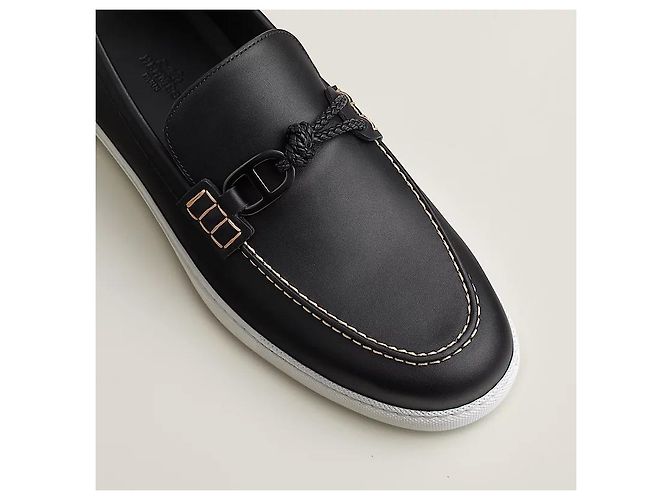 Hermès Mocassini Ignacio da uomo Noir - vista 6