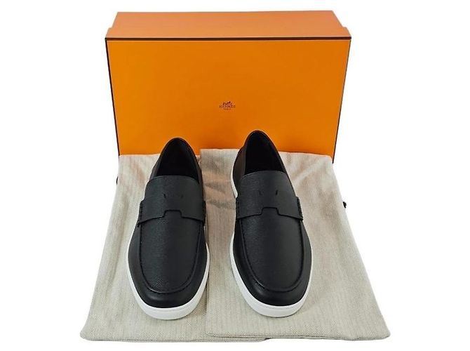 Hermès Mocassino Noe da uomo Noir - vista 15