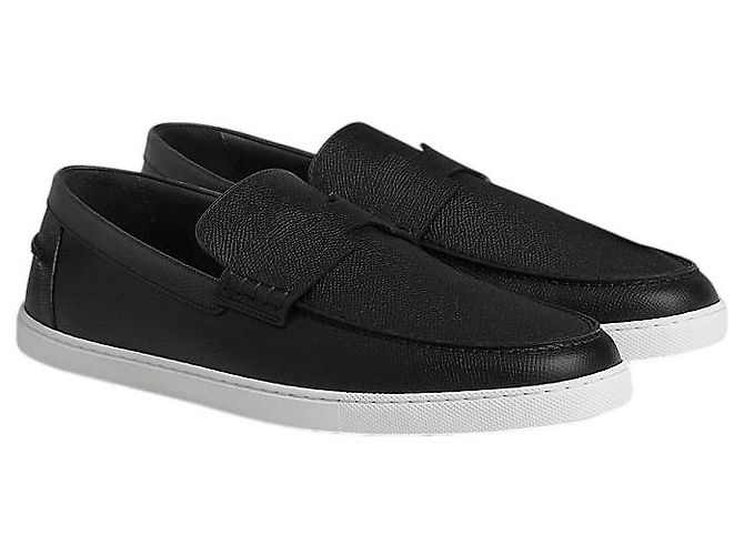 Hermès Mocassino Noe da uomo Noir - vista 2