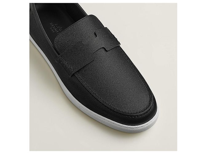 Hermès Mocassino Noe da uomo Noir - vista 6