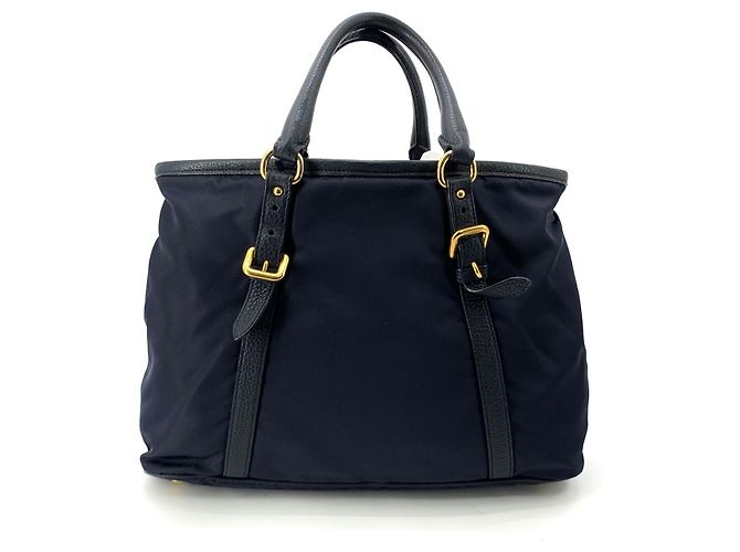 Tote Prada  mala e mala de ombro em nylon Pocono dourado - vista 12