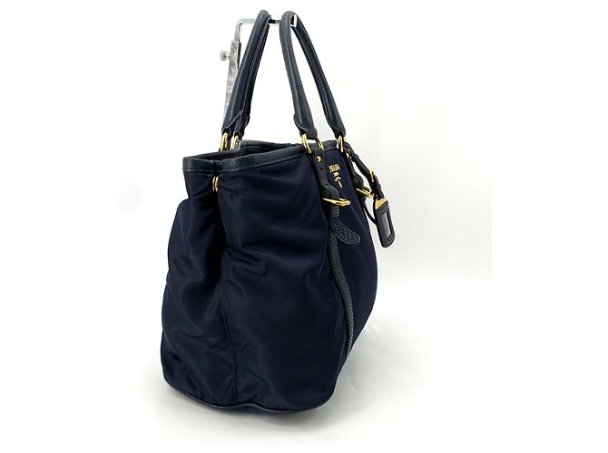 Tote Prada  mala e mala de ombro em nylon Pocono dourado - vista 4