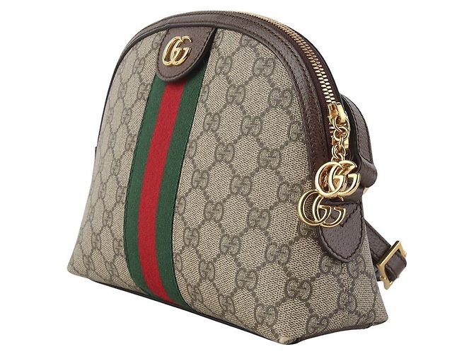 Gucci Borsa a tracolla piccola Ophidia GG Supreme - vista 2