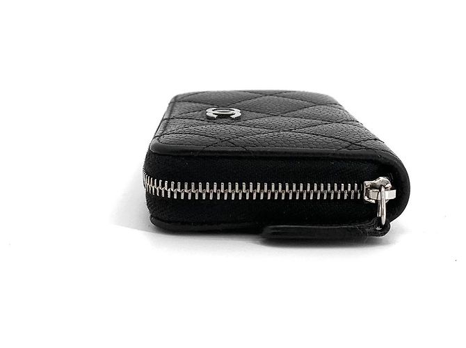 Chanel Tarjetero con cremallera de Caviar - vista 11