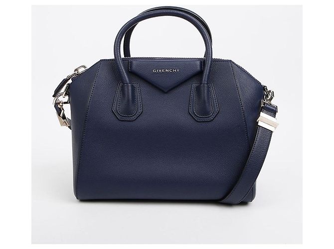 Givenchy Borsa tote e a tracolla Antigona Navy Goat Skin - vista 2