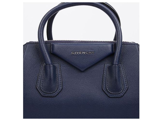 Givenchy Borsa tote e a tracolla Antigona Navy Goat Skin - vista 3