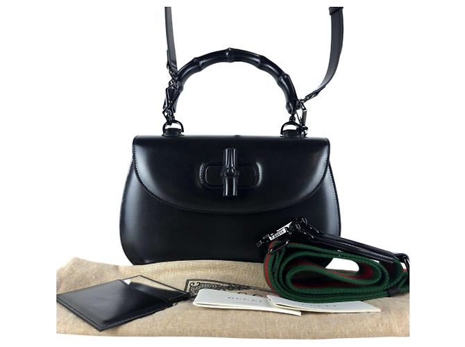 Bamboo Gucci Borsa Tote a Tracolla in Bambù - vista 6