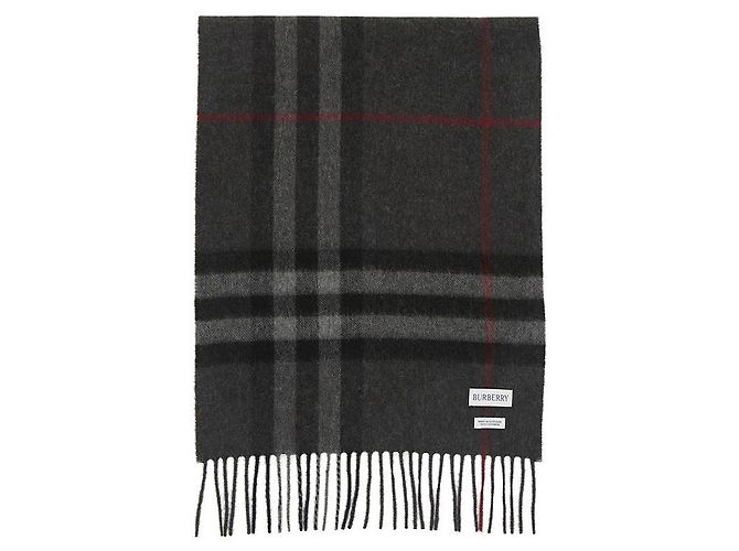 Burberry Sciarpa in cashmere a quadri MU GIANT CHK - vista 2
