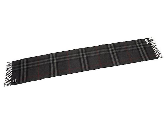 Burberry Sciarpa in cashmere a quadri MU GIANT CHK - vista 5