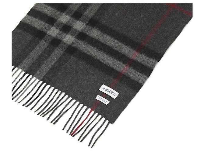 Burberry Sciarpa in cashmere a quadri MU GIANT CHK - vista 6