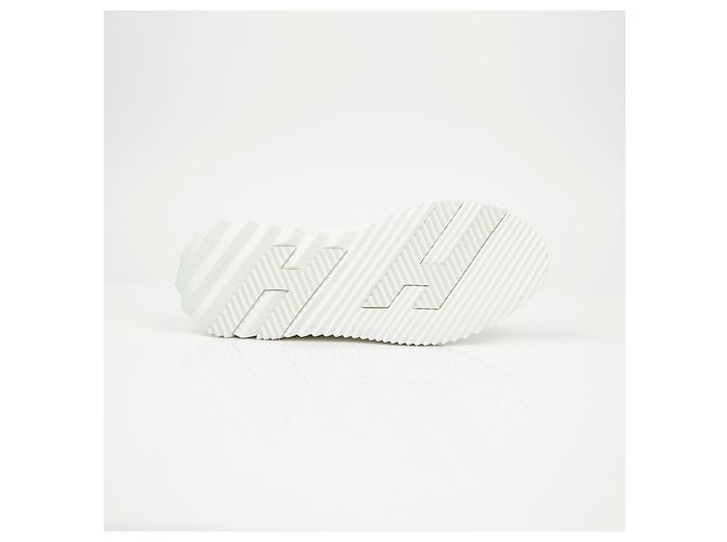 Sneakers Hermès Bouncing White in mesh - vista 10