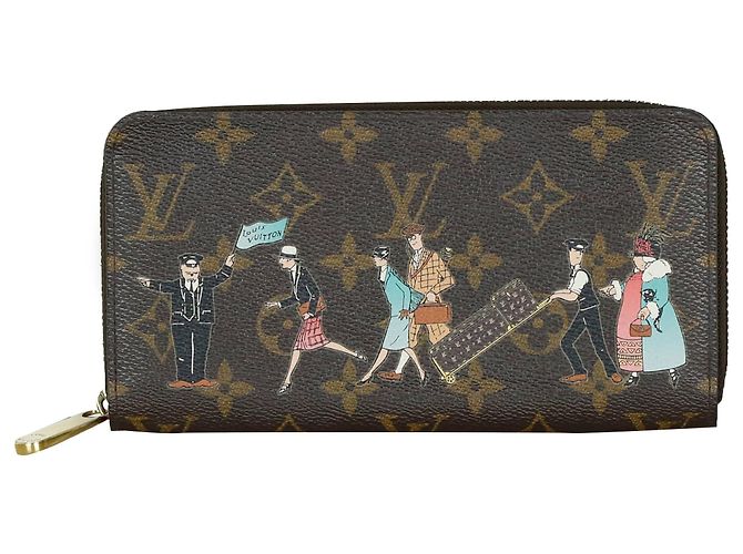 Louis Vuitton Portafoglio Zippy Long Monogram - vista 2