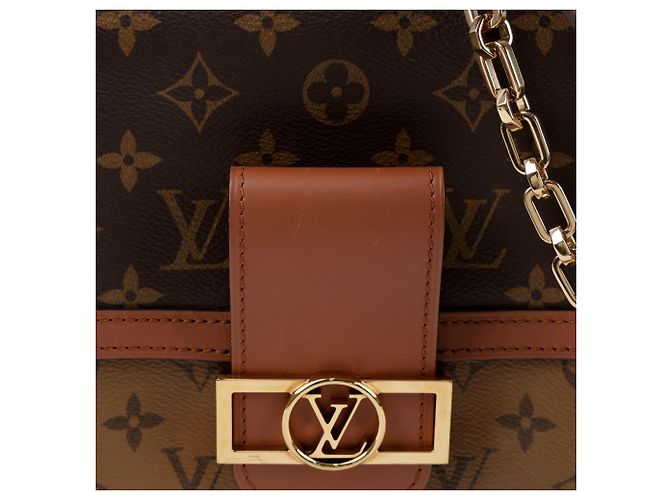 Louis Vuitton Borsa a tracolla Dolphin in Monogram Reverse Canvas - vista 2
