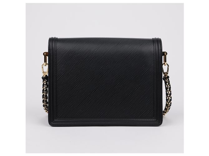 Louis Vuitton Borsa a tracolla Dauphine MM in pelle Epi Nera - vista 5