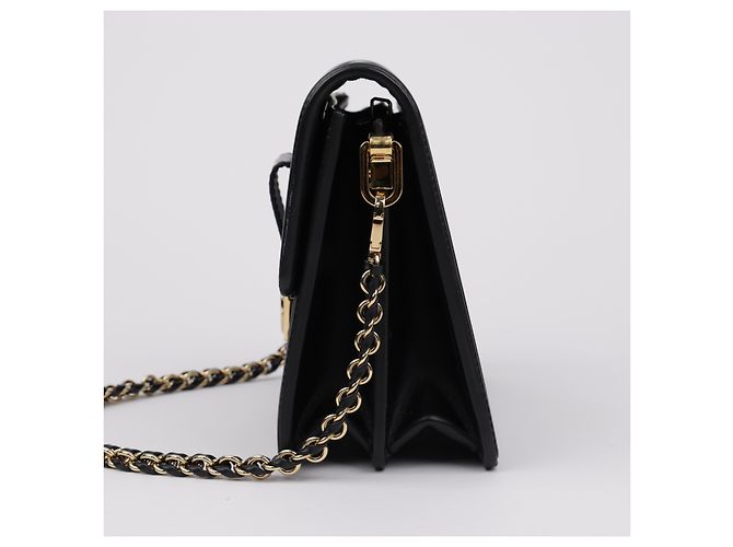 Louis Vuitton Borsa a tracolla Dauphine MM in pelle Epi Nera - vista 6