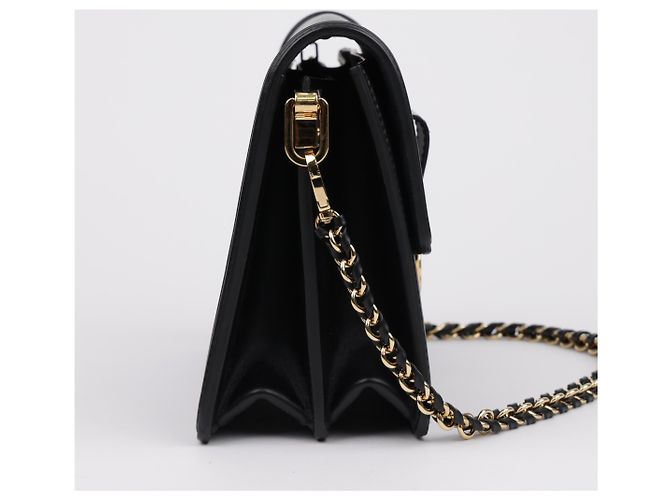 Louis Vuitton Borsa a tracolla Dauphine MM in pelle Epi Nera - vista 8