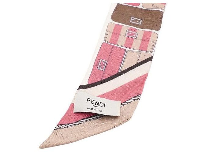 Fendi Sciarpa FF Multi Baguette Pattern - vista 3
