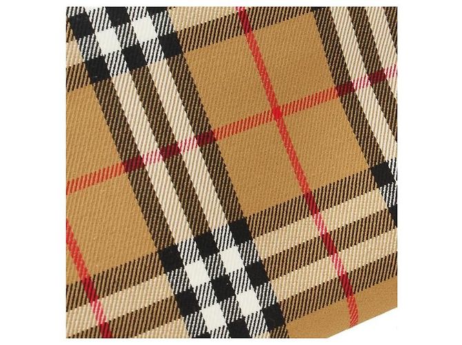 Burberry Borsa a tracolla in cotone Check - vista 8