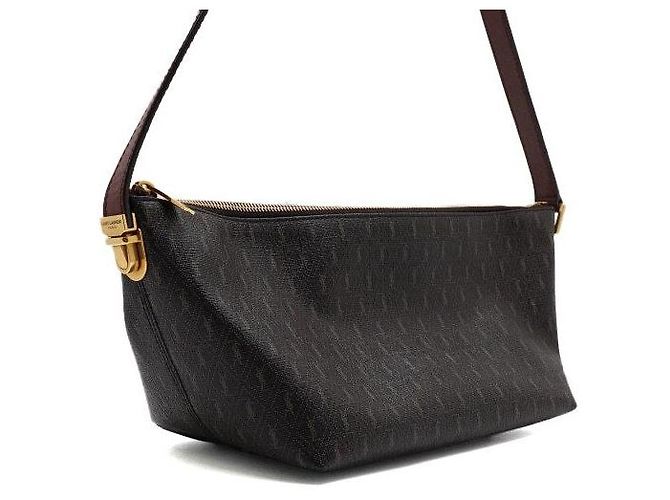 Autre Marque Borsa a tracolla Monogram Canvas in pelle liscia - vista 3