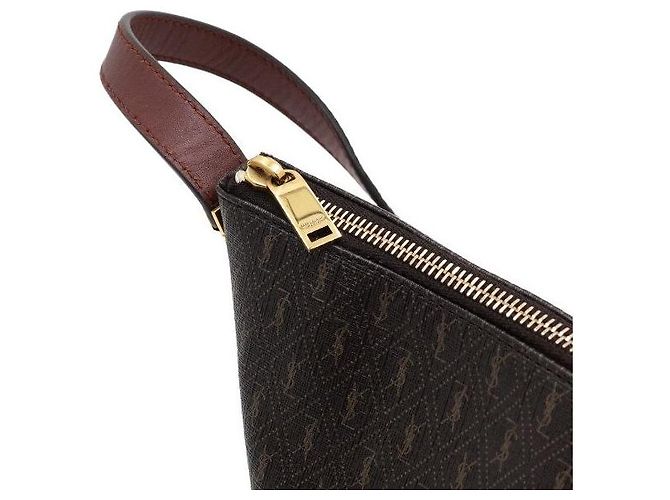 Autre Marque Borsa a tracolla Monogram Canvas in pelle liscia - vista 7