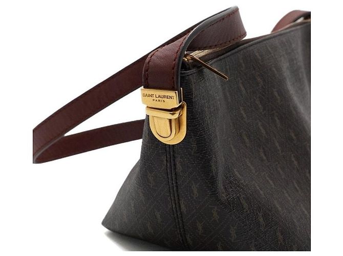Autre Marque Borsa a tracolla Monogram Canvas in pelle liscia - vista 8