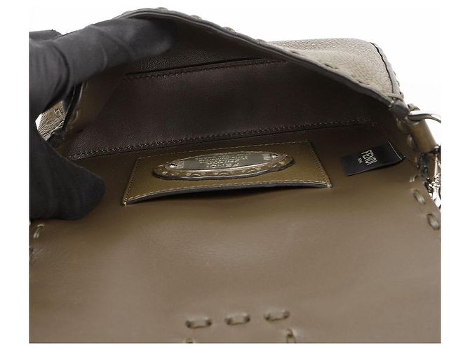 Fendi Borsa a spalla Selleria Baguette Mini Tote - vista 10