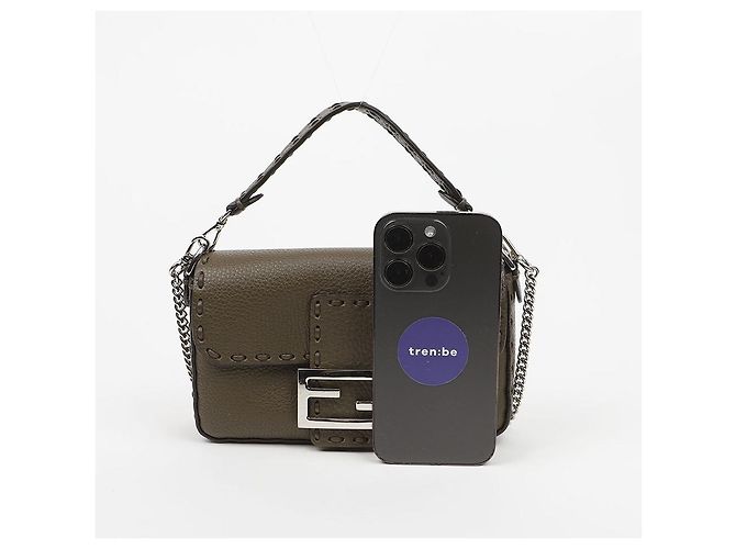 Fendi Borsa a spalla Selleria Baguette Mini Tote - vista 8