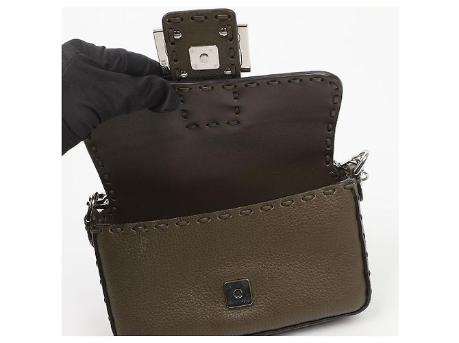 Fendi Borsa a spalla Selleria Baguette Mini Tote - vista 9